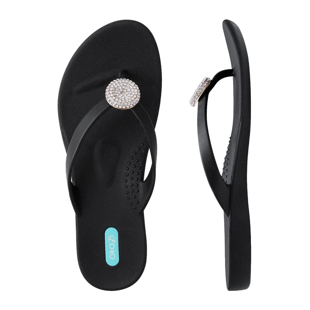 Lucky Flip Flops - Sale - Licorice - Oka - B