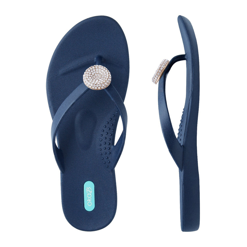 Lucky Flip Flops - Sale - Sapphire - Oka - B