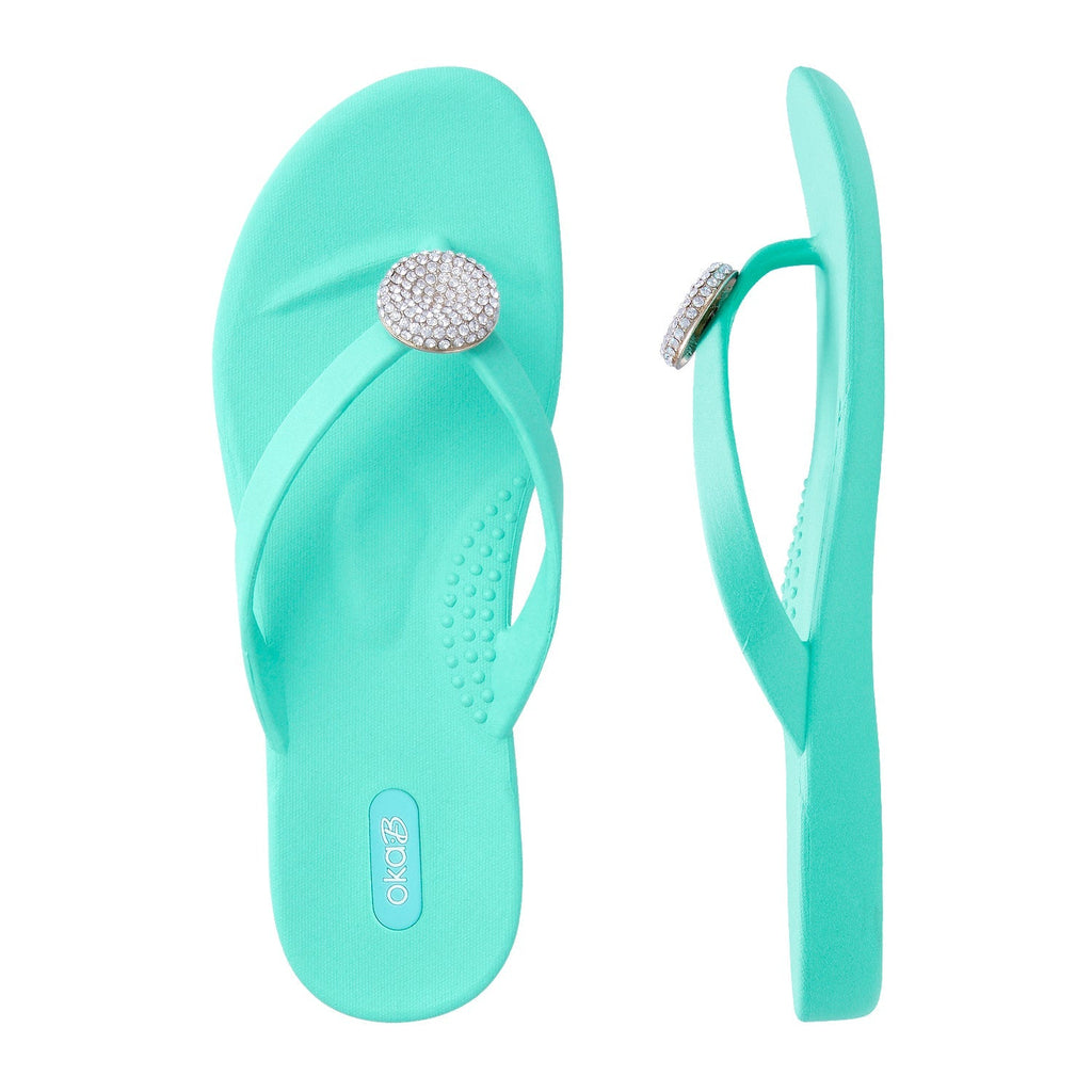 Lucky Flip Flops - Sale - Sea Glass - Oka - B