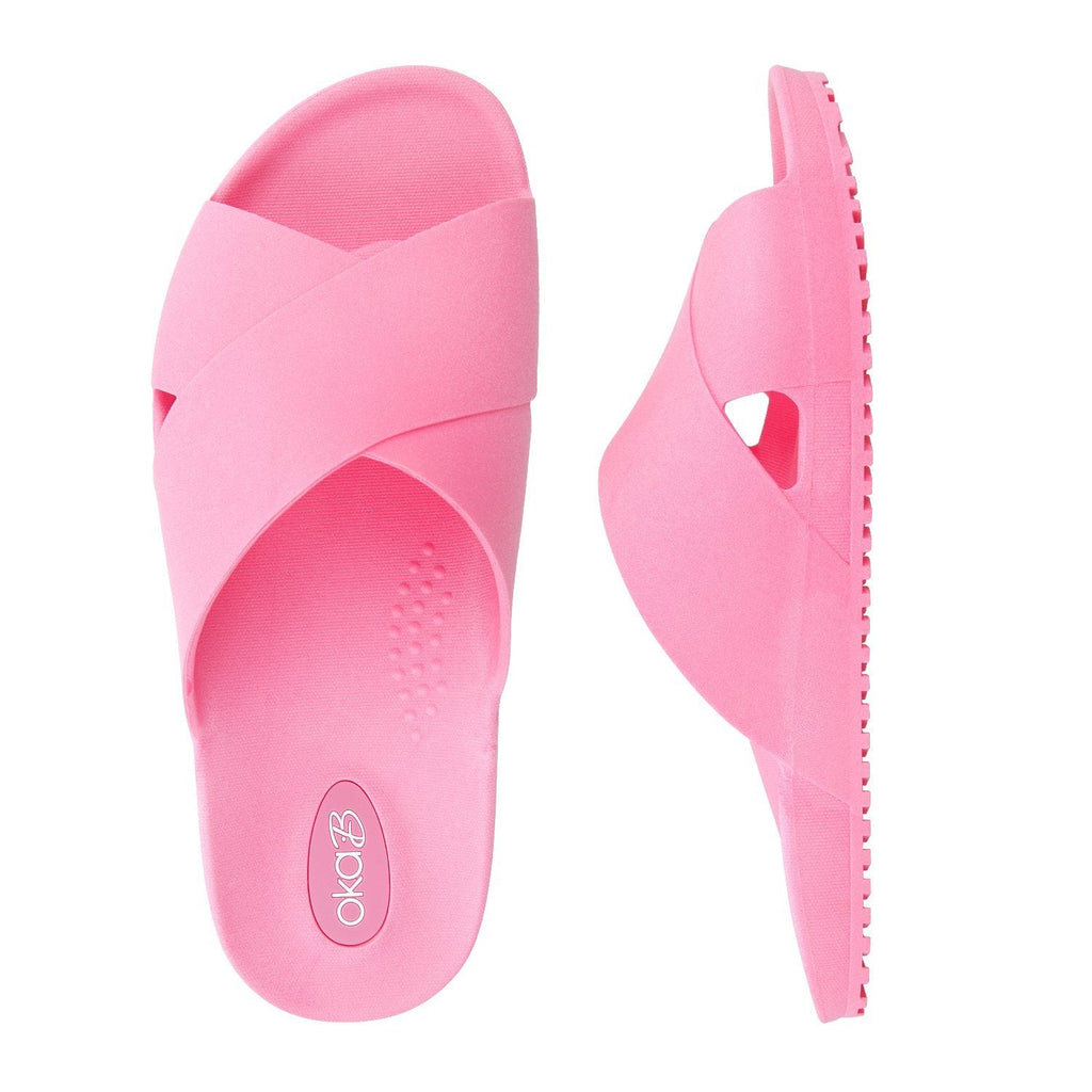 Maxwell Unisex Slide Sandals - Sale - Electric Pink - Oka - B