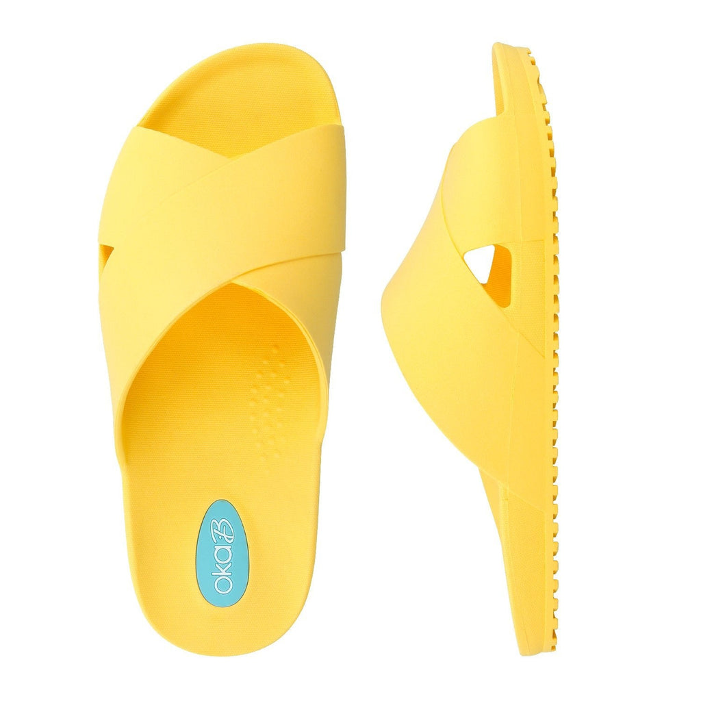 Maxwell Unisex Slide Sandals - Sale - Sunflower - Oka - B