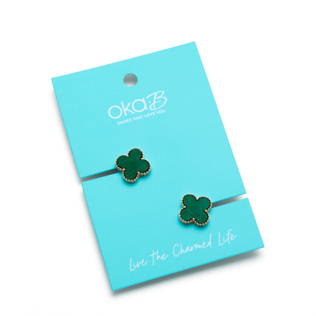 Sandal Charm Sets - Green Clover - Oka - B