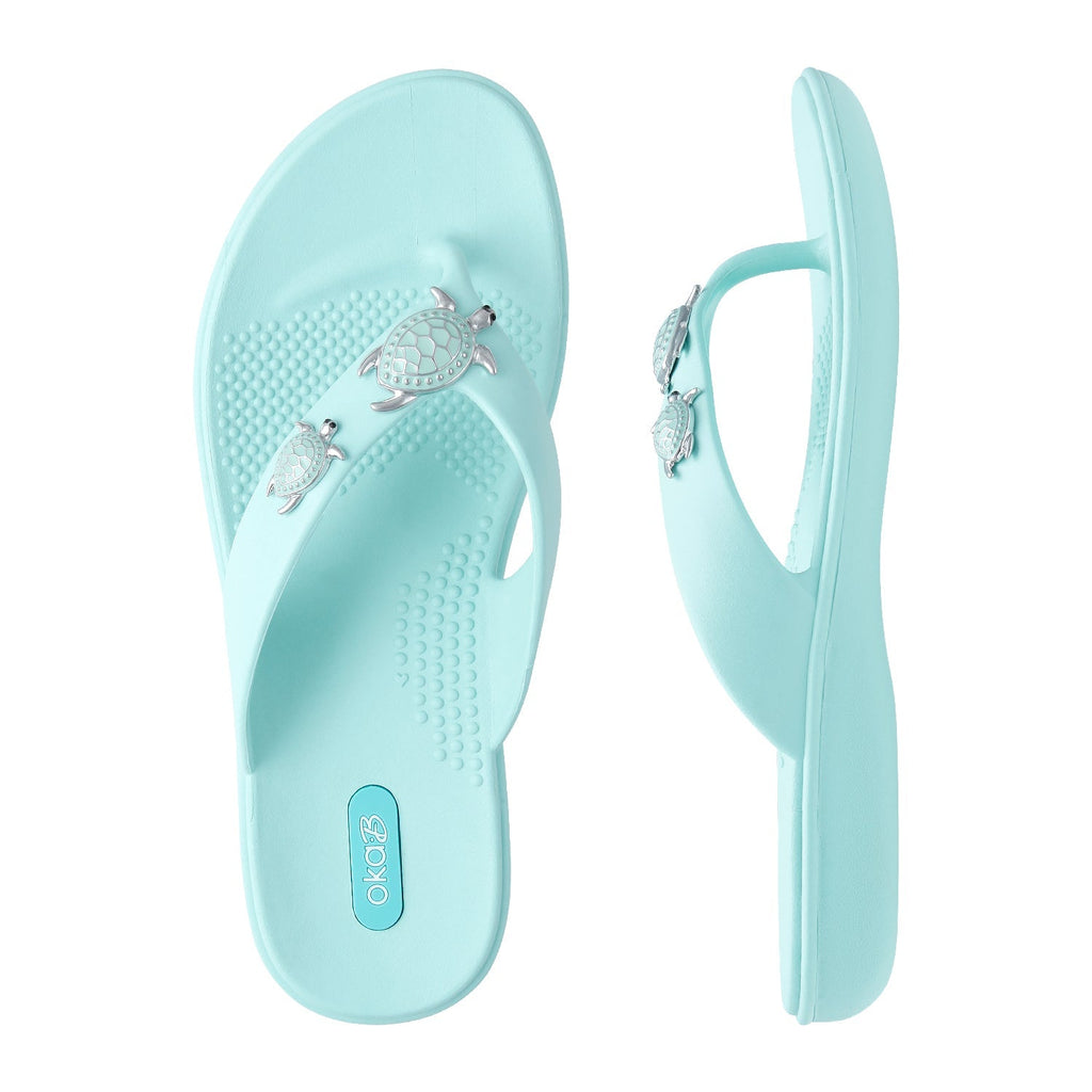 Theresa Flip Flops - Sale - Signature Blue - Oka - B